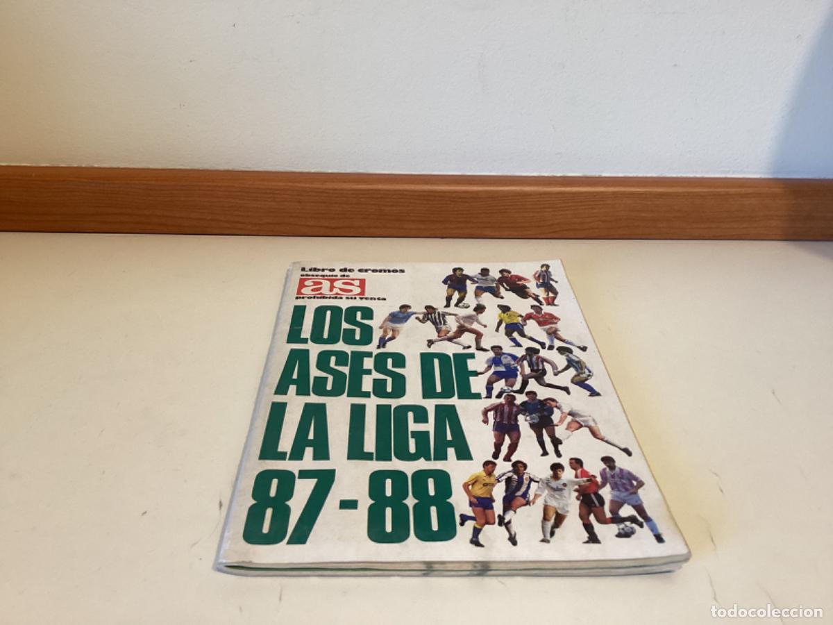 Fu&szlig;ball-Sticker: Libro de cromos Ases de la liga 87-88 as. Album
