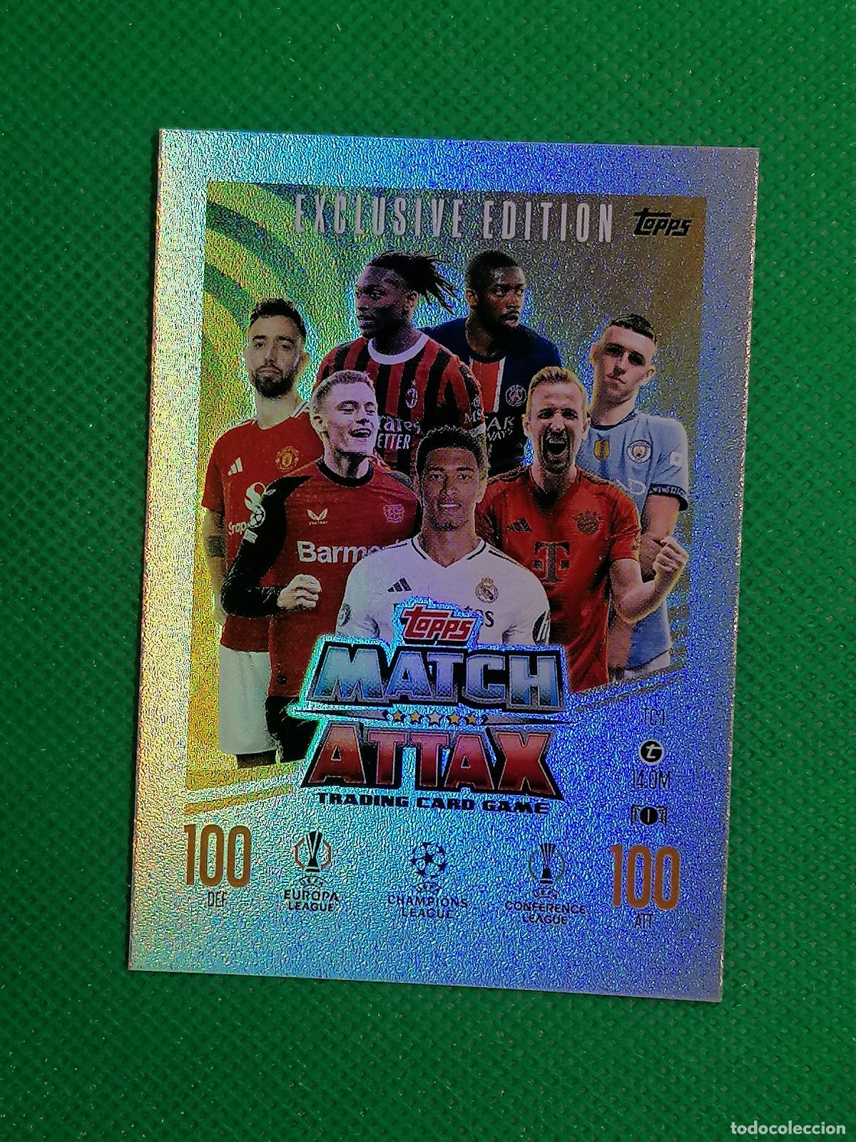 Cromos de f&uacute;tbol: EXCLUSIVE EDITION ⚽ TOPPS MATCH ATTAX 2024 2025 24 25 ⚽