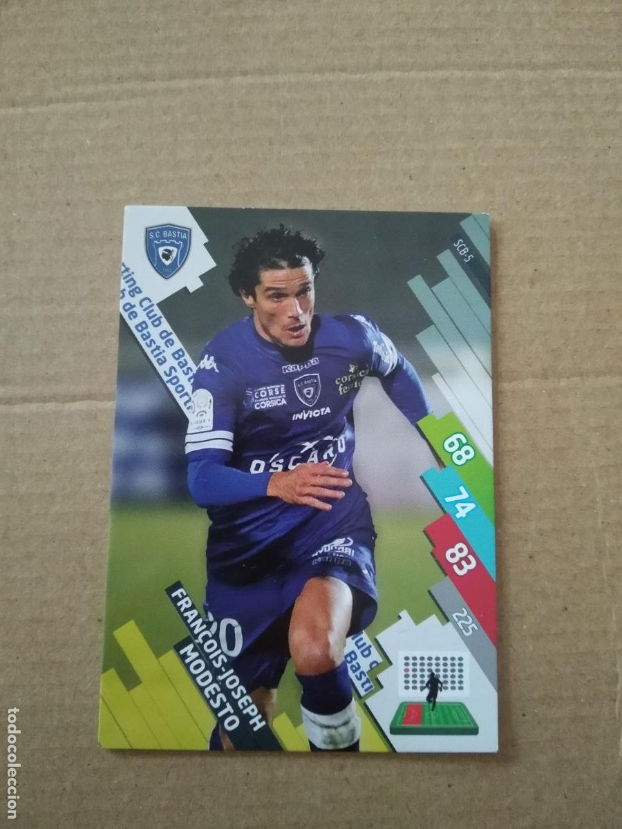 Cromos de F&uacute;tbol: SCB-5 FRAN&Ccedil;OIS-JOSEPH MODESTO BASTIA CROMO FUTBOL LIGUE 1 2014-2015 ADRENALYN 14-15 LIGA FRANCIA