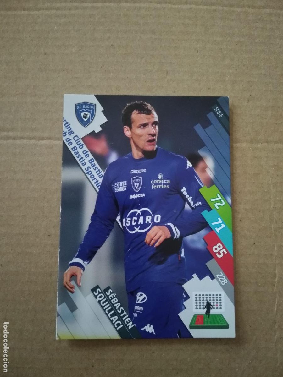 Cromos de F&uacute;tbol: SCB-6 SQUILLACI BASTIA CROMO FUTBOL LIGUE 1 2014-2015 ADRENALYN 14-15 LIGA FRANCIA