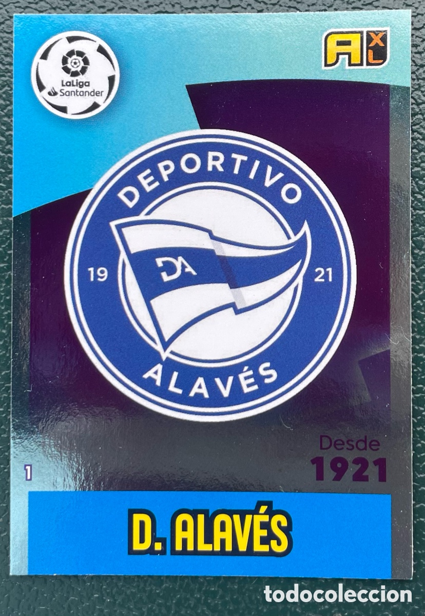 Football Stickers: 1 ESCUDO DEPORTIVO ALAVES FICHAS ALBUM ADRENALYN XL 2020 2021 20 21 PANINI
