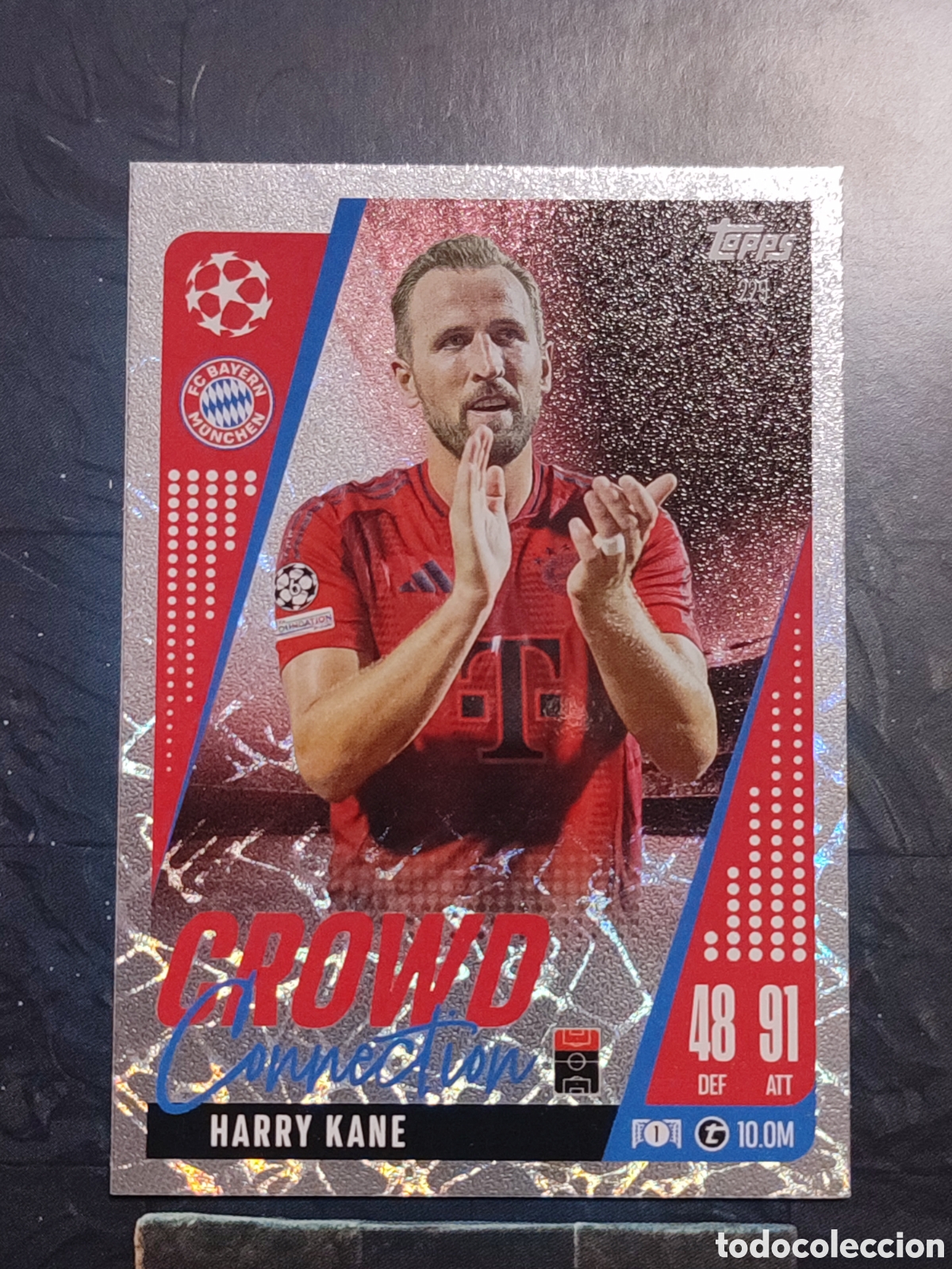 Fu&szlig;ball-Sticker: 229 Harry Kane FC Bayern M�nchen Crowd Connection Match Attax Extra 2024 2025 Topps