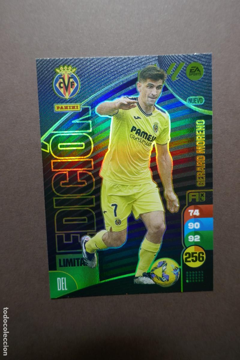 Cromos de F&uacute;tbol: Edici&oacute;n Limitada de Gerard Moreno - Villarreal / Adrenalyn XL, 2024 2025 - 24/25
