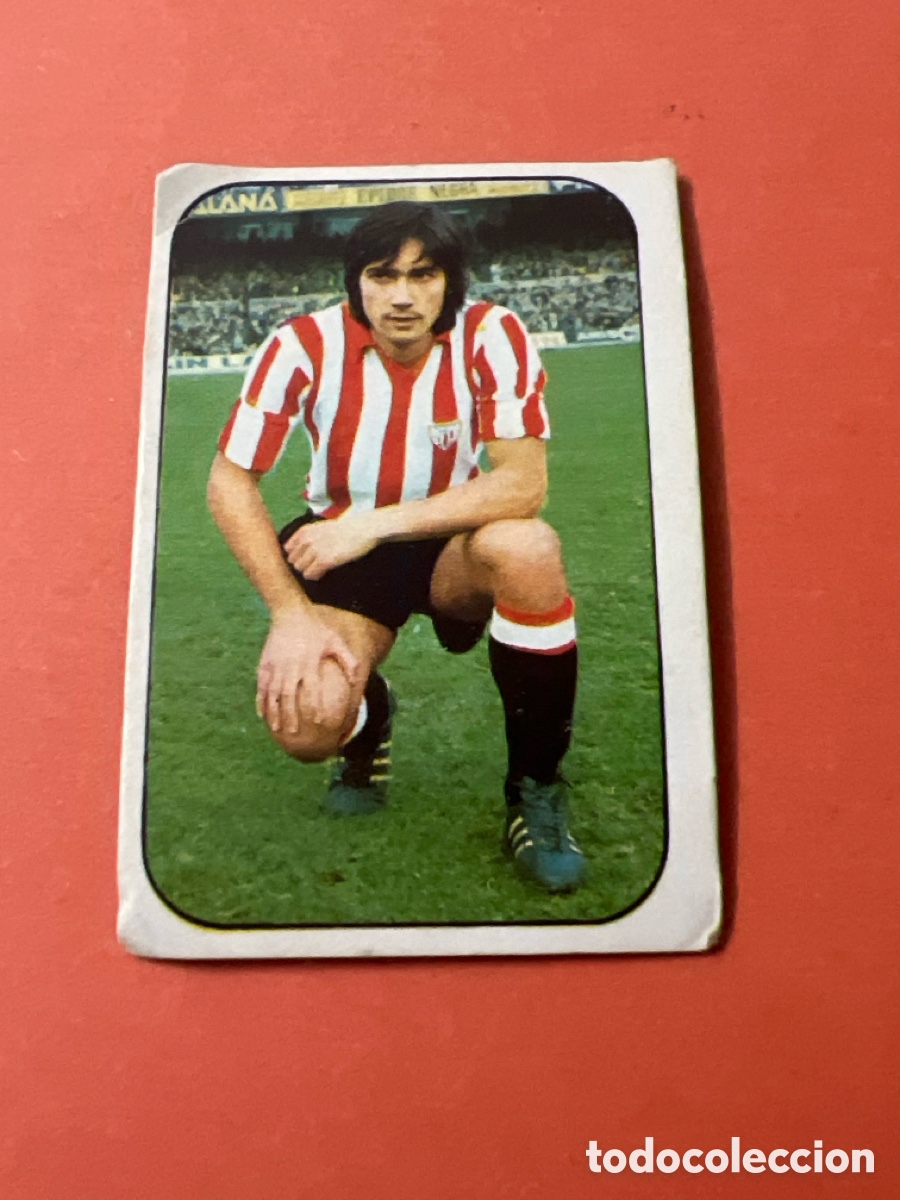 Cartes &agrave; collectionner de Football: C897. EDICIONES ESTE. LIGA 76-77. O&Ntilde;AEDERRA-ATLETICO DE BILBAO - SIN PEGAR