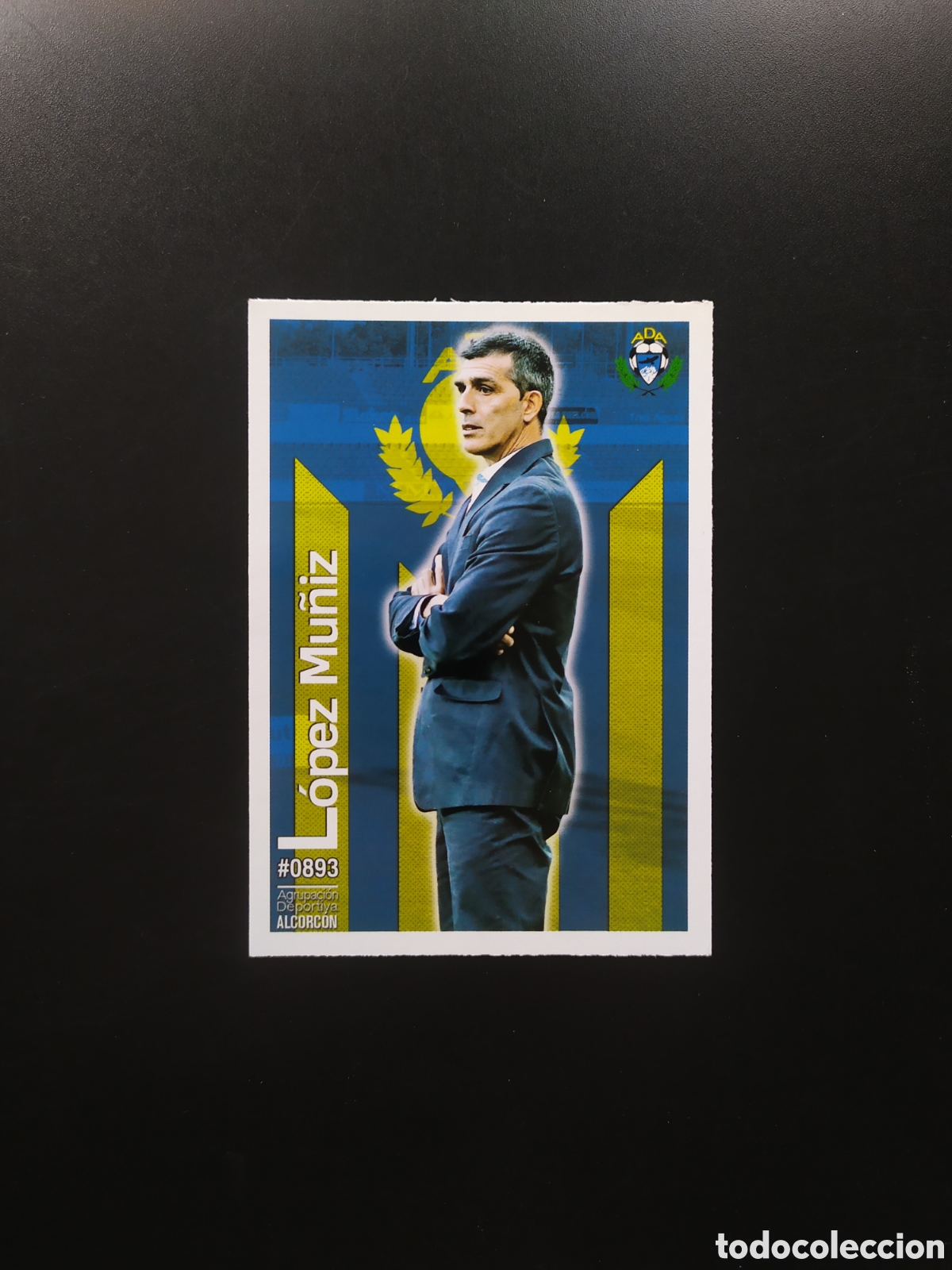 Football Stickers: Mundicromo fichas Liga 2015 2016 15 16 L&oacute;pez Mu&ntilde;iz n&deg; 893 Alcorcon