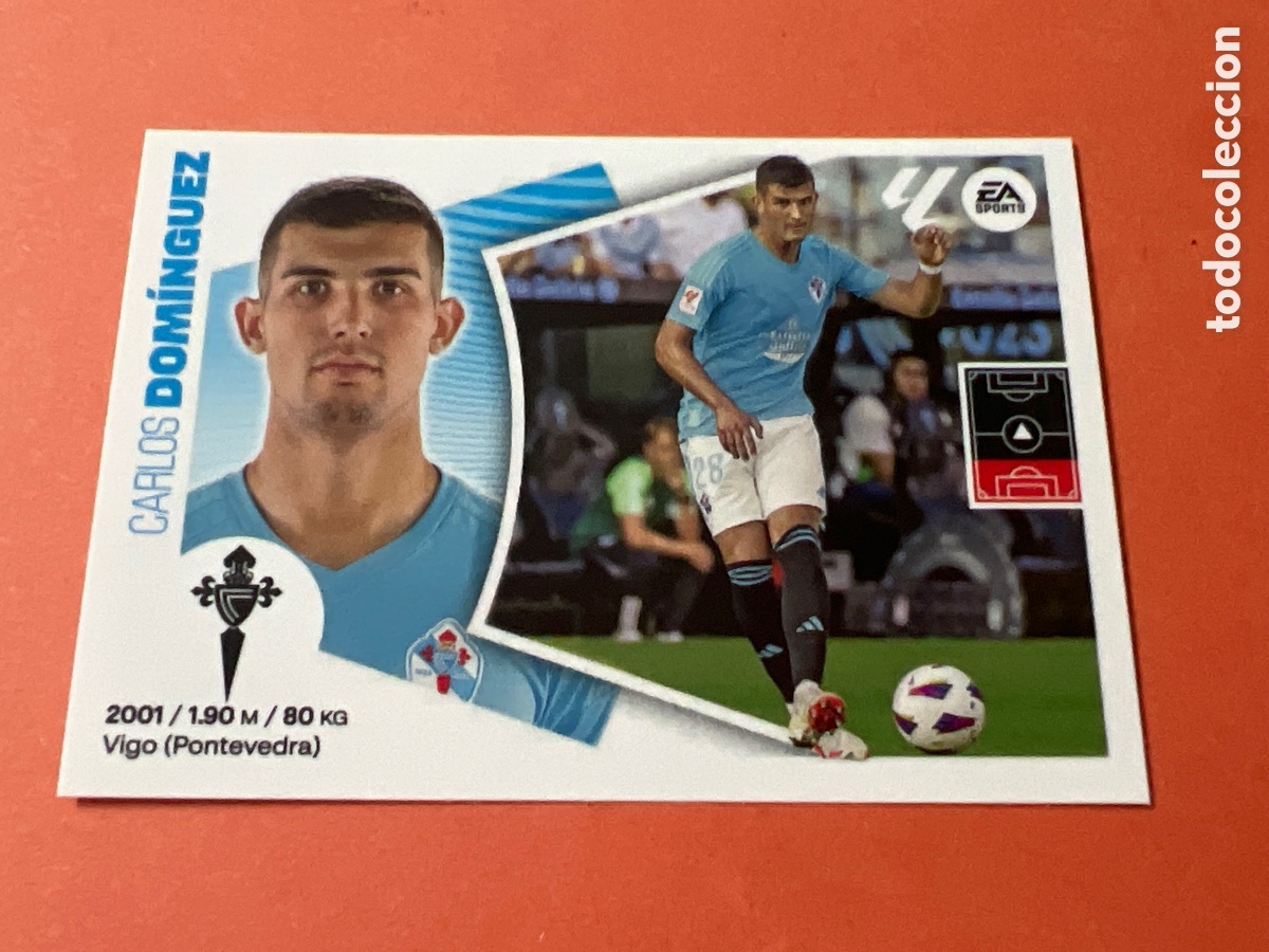 Figurine di Calcio: C1316. N&ordm; 8 DOMINGUEZ CELTA LIGA ESTE 24 25 2024 2025 SIN PEGAR STICKER