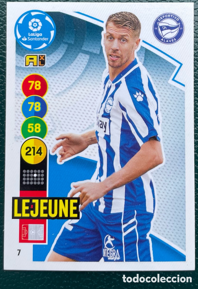 Football Stickers: 7 LEJEUNE DEPORTIVO ALAVES FICHAS ALBUM ADRENALYN XL 2020 2021 20 21 PANINI