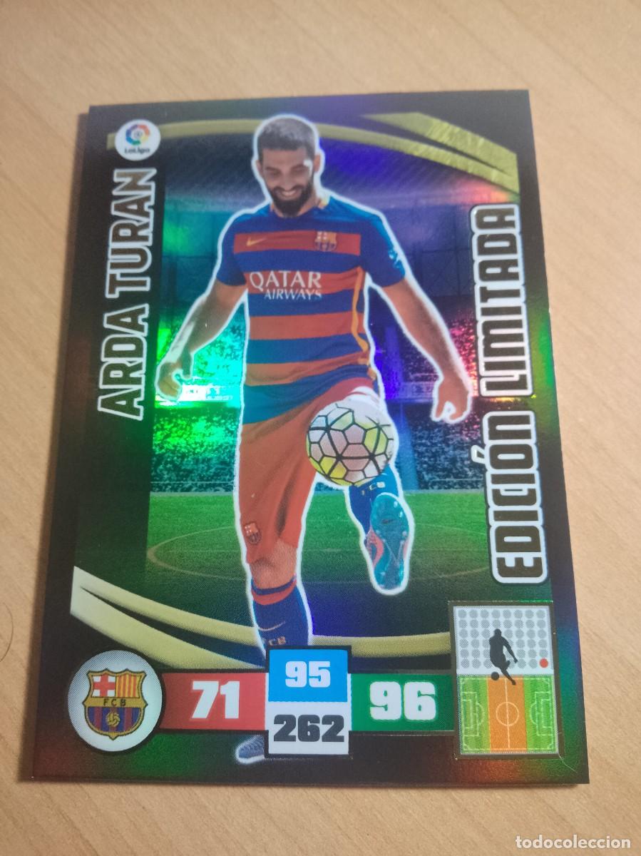Cromos de F&uacute;tbol: ARDA TURAN EDICI&Oacute;N LIMITADA FC BARCELONA 15 16 ADRENALYN XL 2015 2016 PANINI