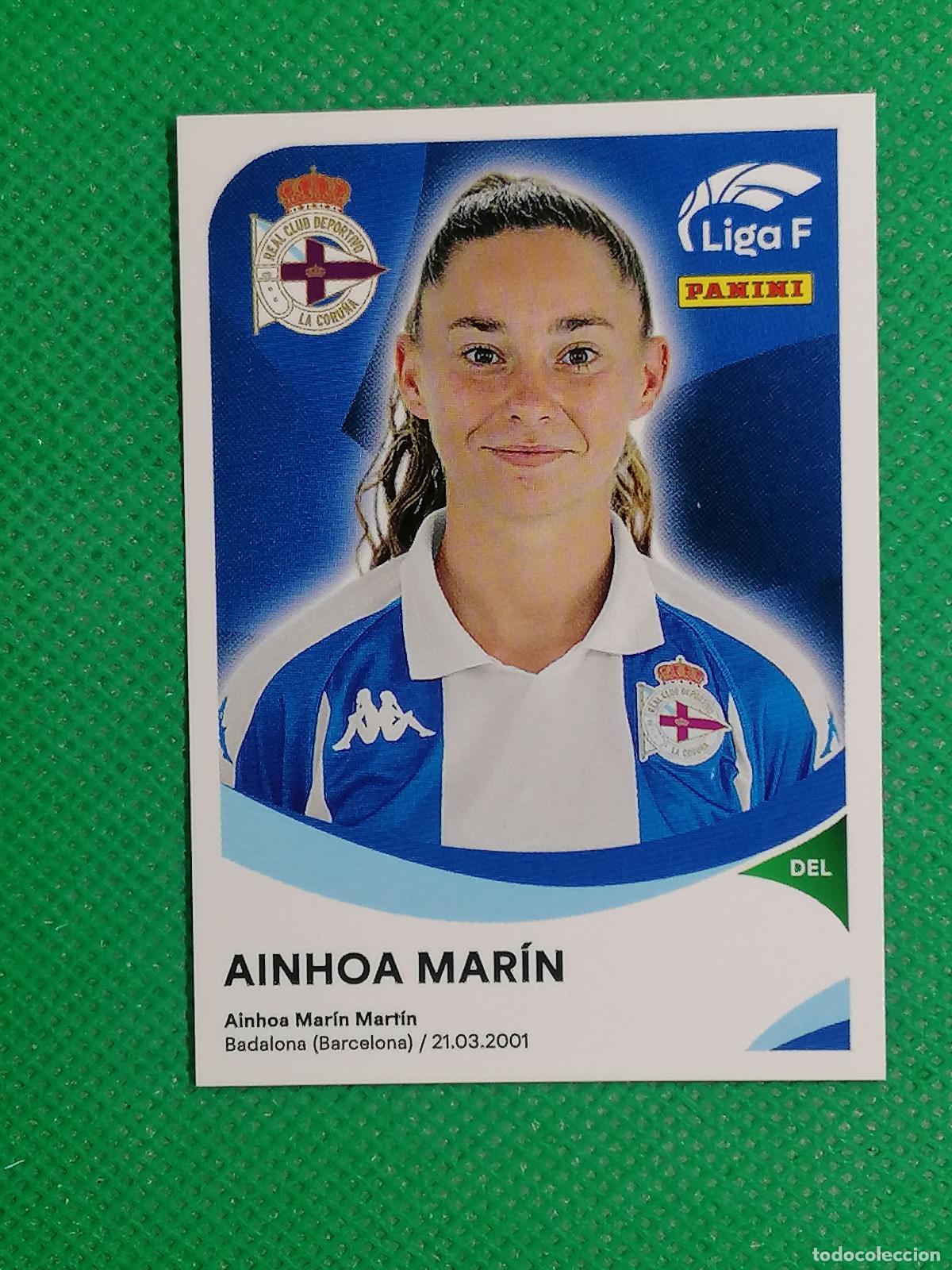 Cromos de f&uacute;tbol: 117 AINHOA MARIN DEPORTIVO CORU&Ntilde;A ⚽ PANINI LIGA F FEMENINA 2024 2025 24 25 ⚽