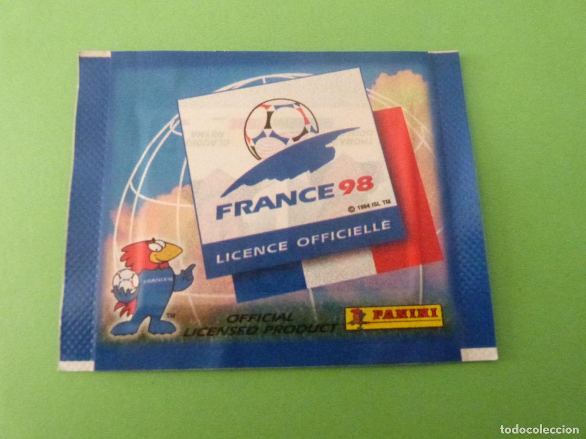 Football Stickers: SOBRE CROMOS DE F&Uacute;TBOL SIN ABRIR FRANCIA 98 DE PANINI