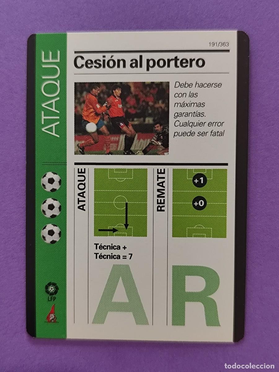 Cromos de F&uacute;tbol: MALLORCA BARCELONA ATAQUE CESION AL PORTERO LIGA 1999 2000 99 00 FUTBOL A LA CARTA ED. MARTINEZ ROCA