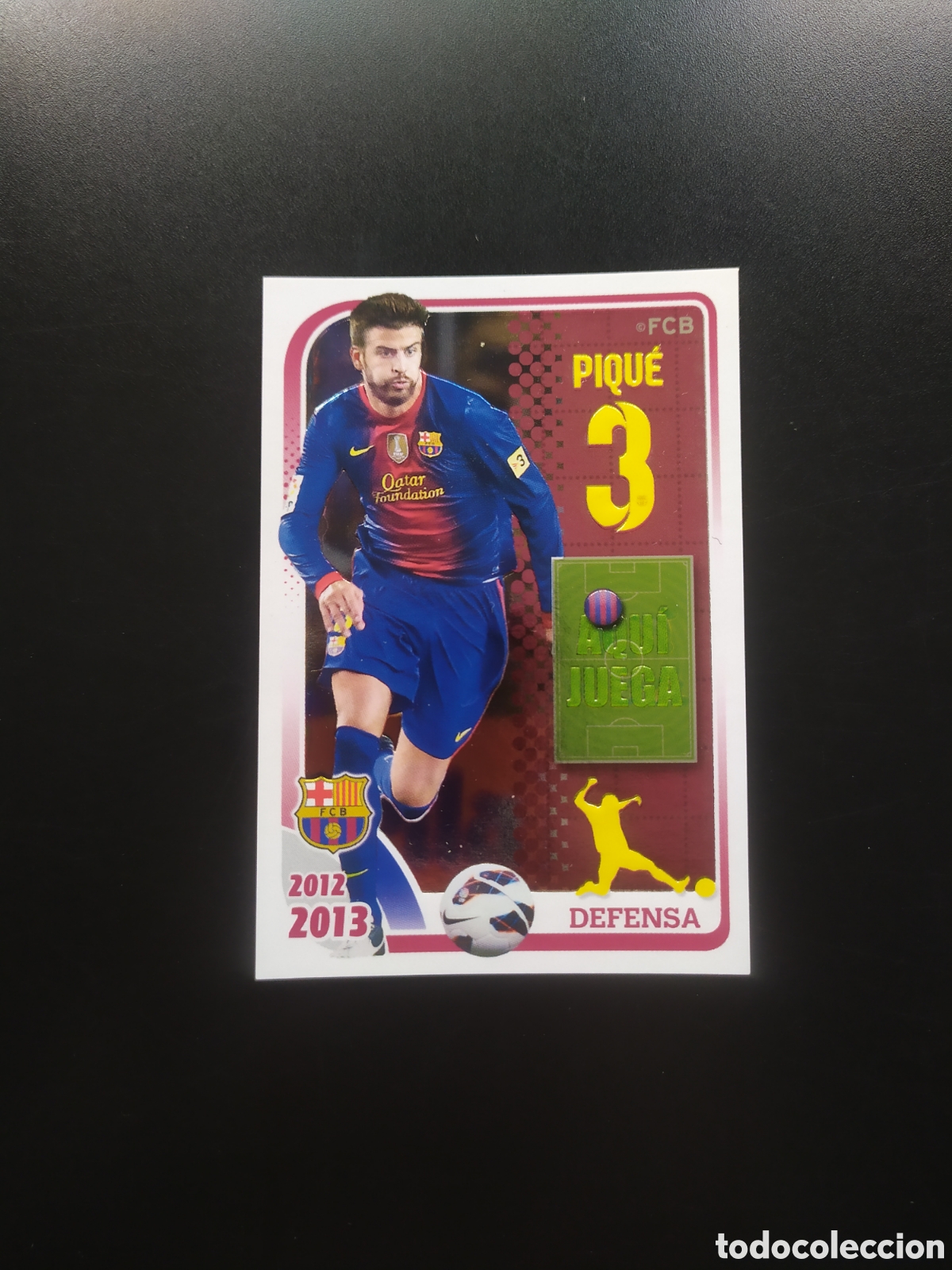 Cromos de F&uacute;tbol: Coleccion oficial Barcelona 2012 2013 12 13 panini Piqu&eacute; n&ordm; 66