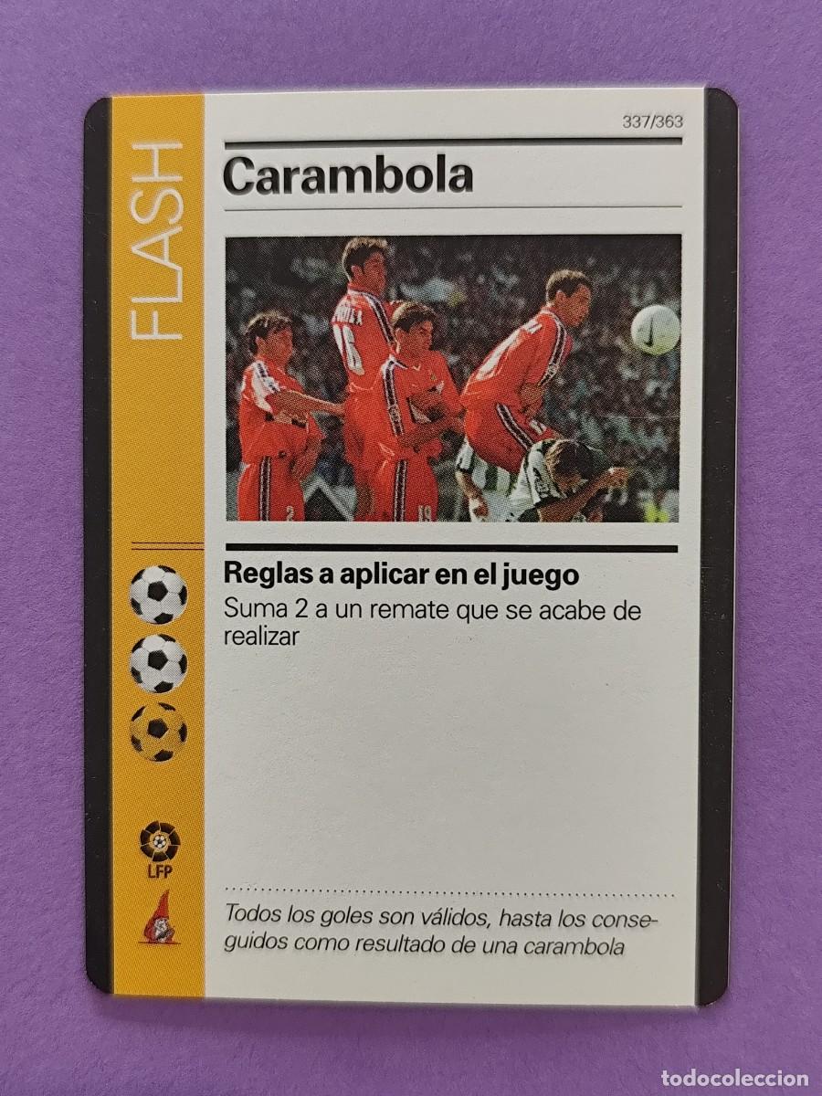 Cromos de F&uacute;tbol: FLASH CARAMBOLA 1999 2000 99 00 FUTBOL A LA CARTA ED. MARTINEZ ROCA