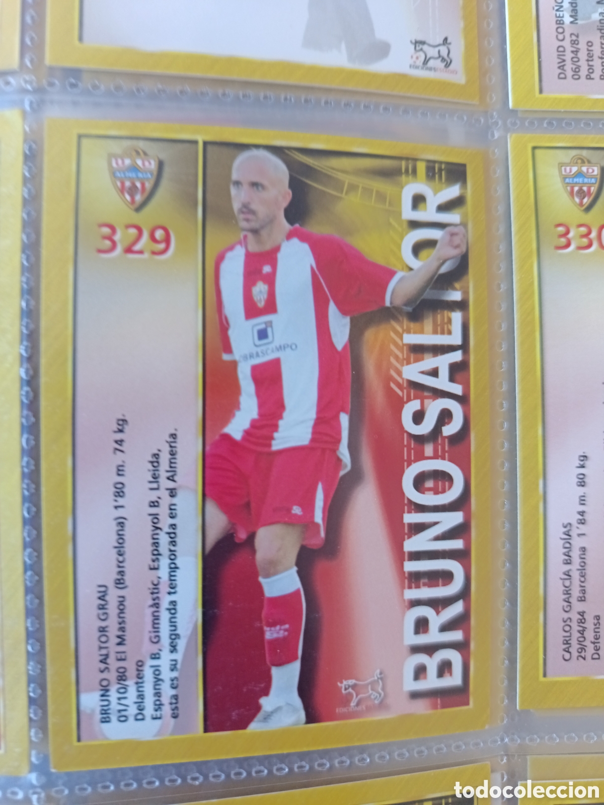 Figurine di Calcio: 329 Bruno mundicromo 2007/2008 ediciones estadio 07/08