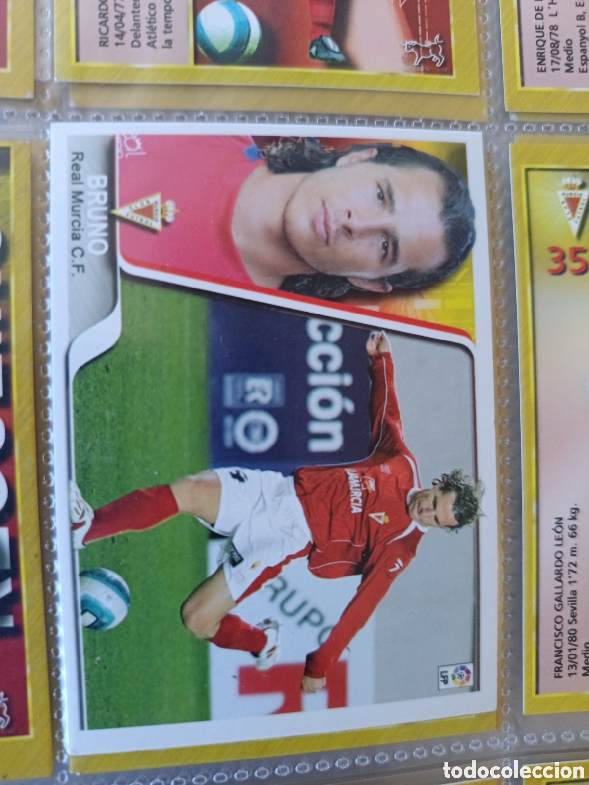 Fu&szlig;ball-Sticker: 356 Bruno mundicromo 2007/2008 ediciones estadio 07/08