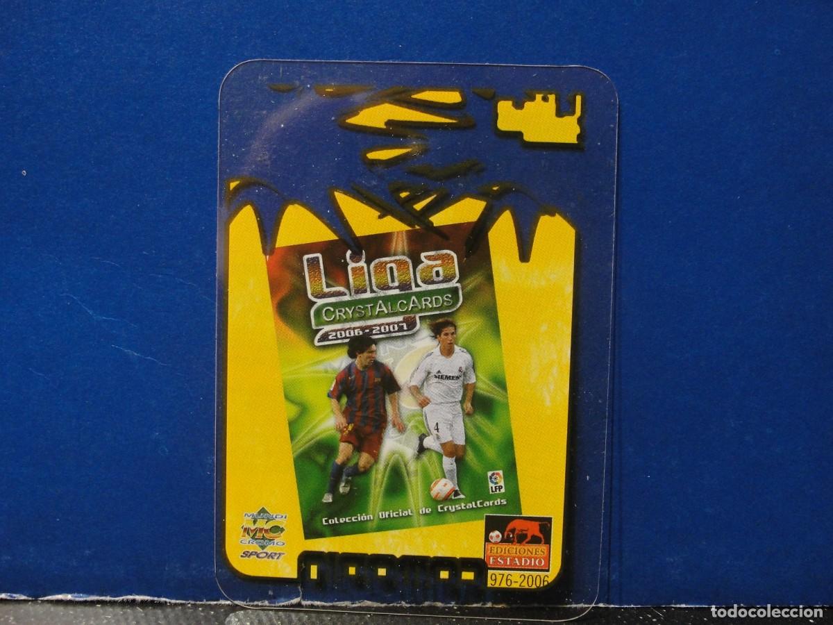 Cromos de F&uacute;tbol: MUNDICROMO + EDICIONES ESTADIO 976 / 2006 COMODIN CRYSTAL CARDS - TRANSPARENTE - NUEVO