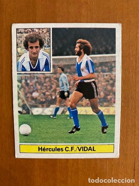 Cromos de f&uacute;tbol: VIDAL HERCULES 81-82 ESTE SIN PEGAR - Foto 1