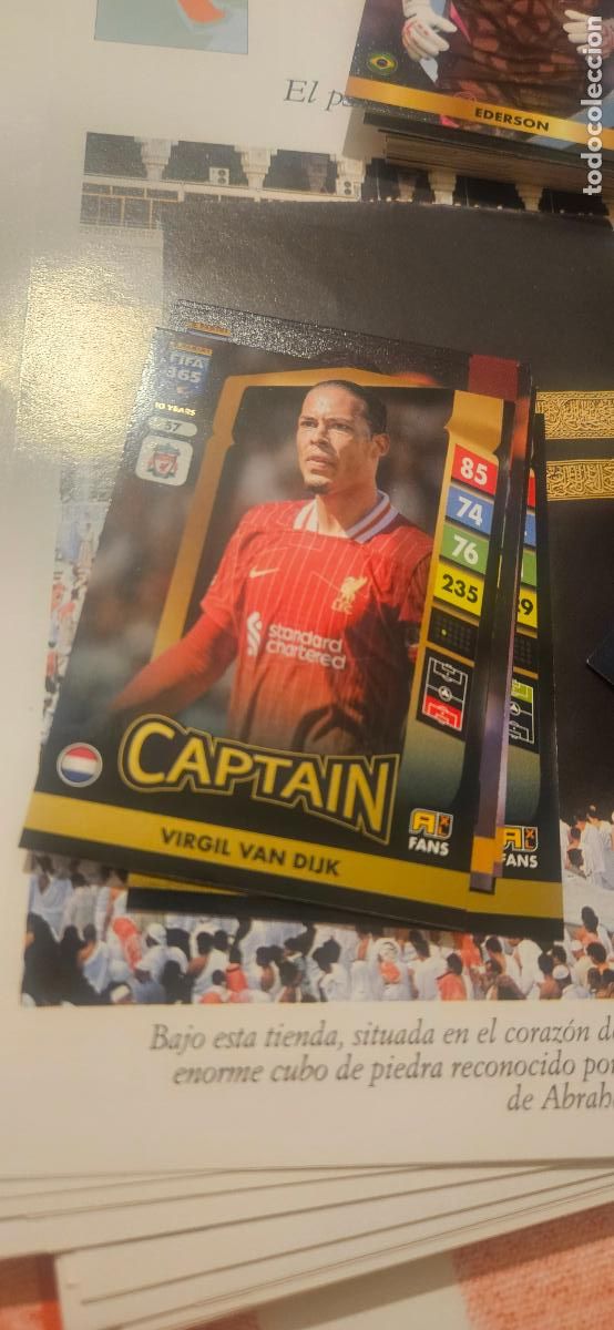 Cromos de F&uacute;tbol: 57 van dijkliverpool adrenalyn XL 2024 2025 24 25 fifa 365
