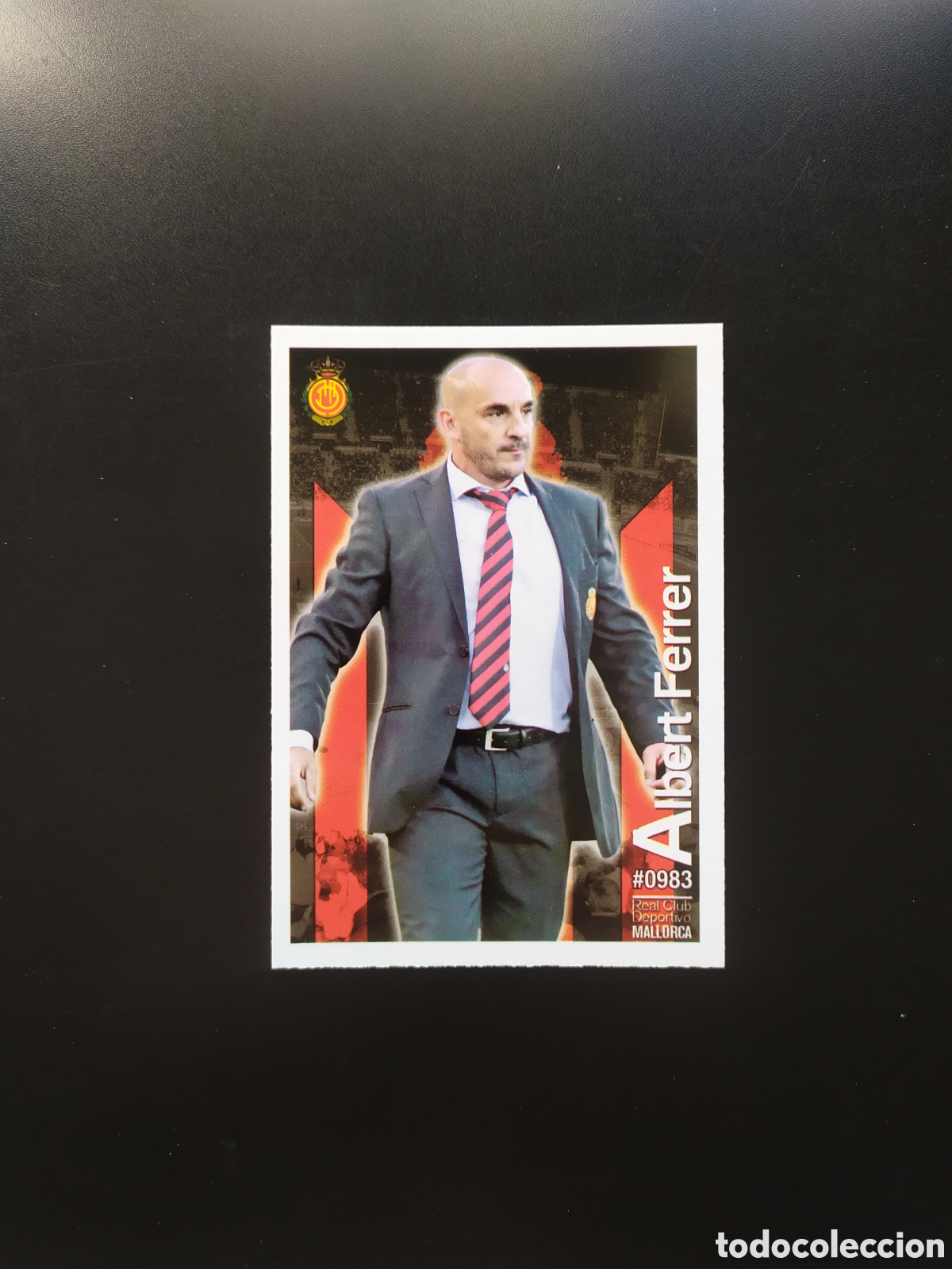 Figurine di Calcio: Mundicromo fichas Liga 2015 2016 15 16 Albert Ferrer n&deg; 983 Mallorca