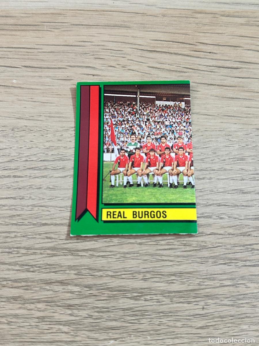 Cromos de Futebol: CROMO N&ordm; 370 PLANTILLA BURGOS FUTBOL 90 PANINI SIN PEGAR