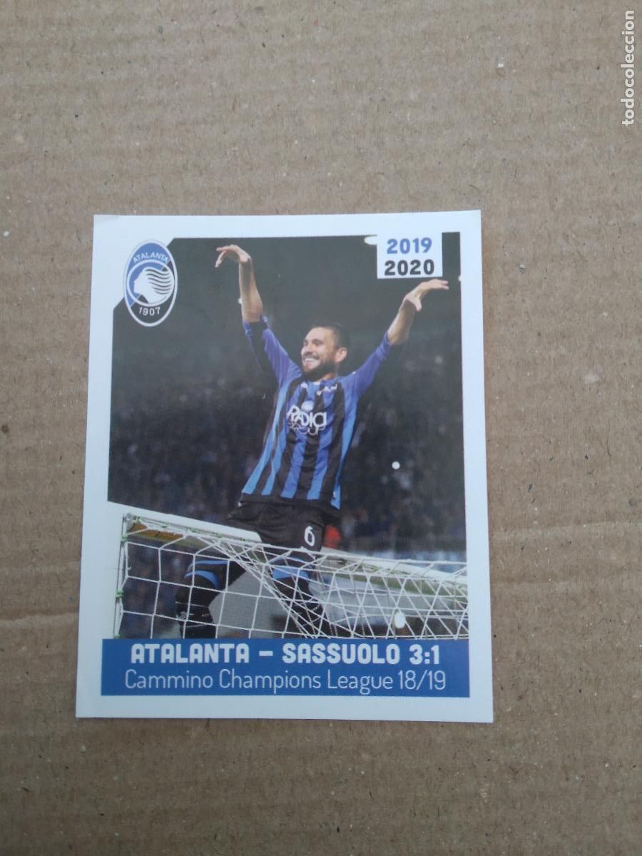 Cromos de F&uacute;tbol: 38 SASSUOLO VS ATALANTA CROMO FUTBOL 19-20 Esselunga Atalanta La Dea d'Europa 2019-2020
