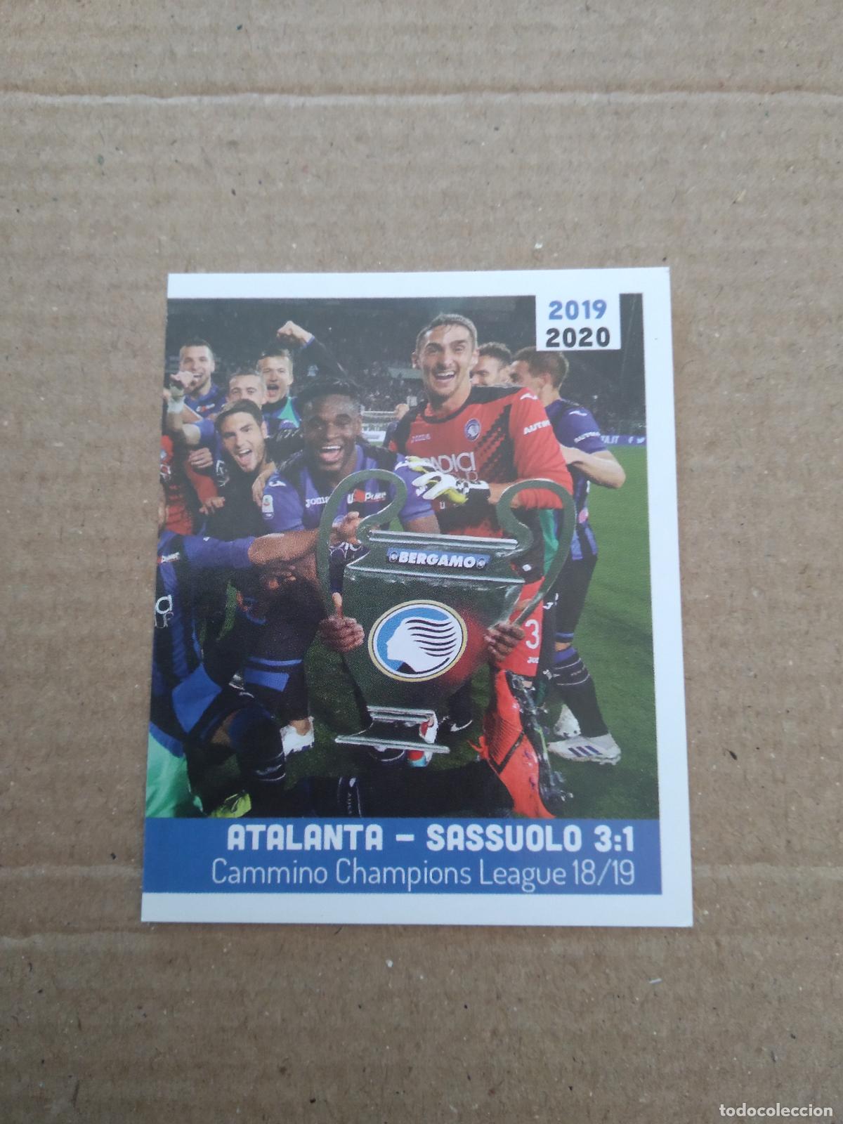 Cromos de F&uacute;tbol: 40 SASSUOLO VS ATALANTA CROMO FUTBOL 19-20 Esselunga Atalanta La Dea d'Europa 2019-2020