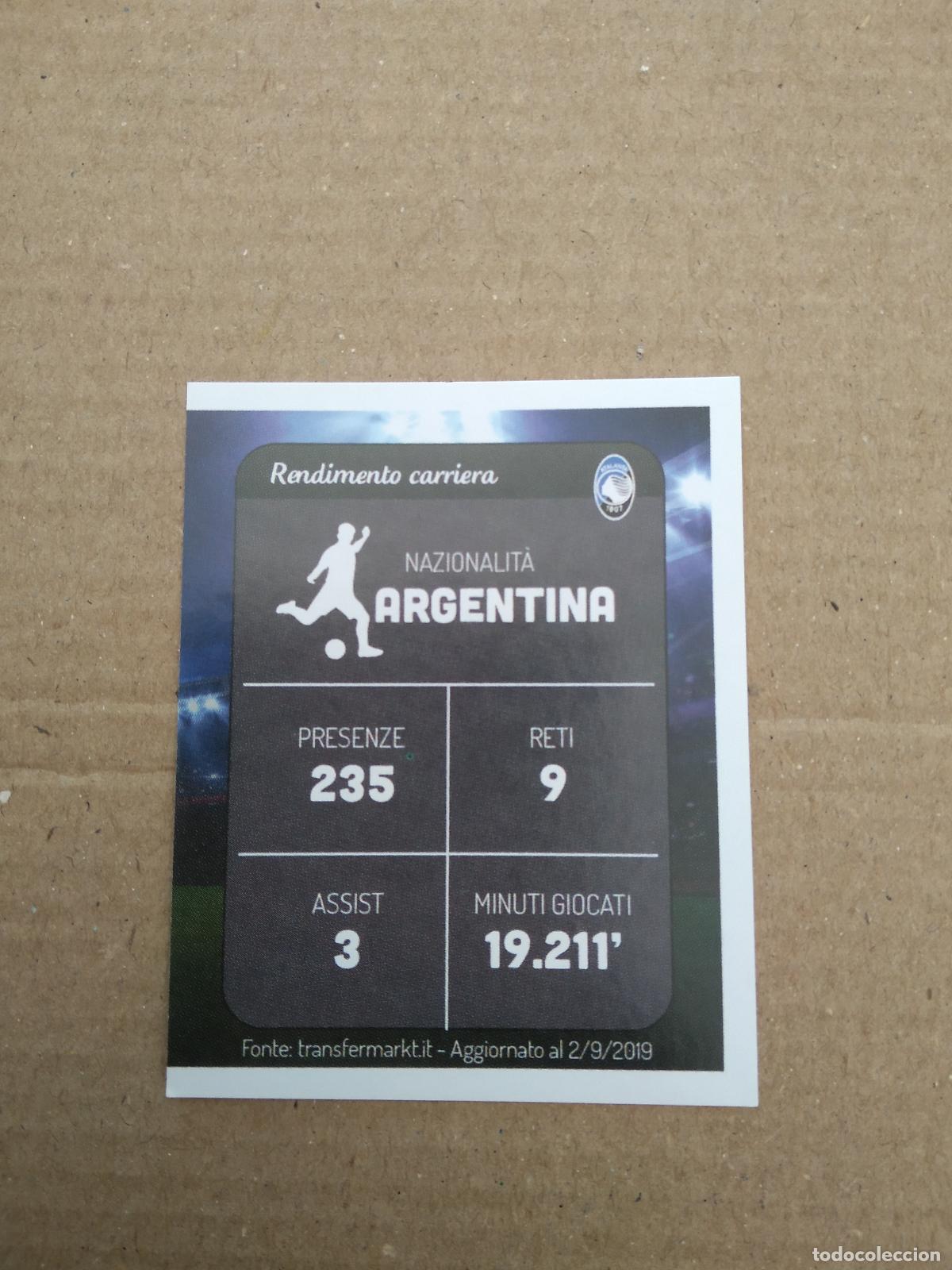 Cromos de F&uacute;tbol: 110 JOSE LUIS PALOMINO ATALANTA CROMO FUTBOL 19-20 Esselunga Atalanta La Dea d'Europa 2019-2020