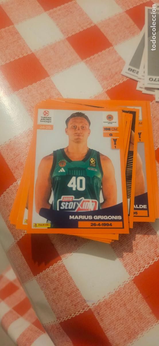 Cartes &agrave; collectionner de Football: 272 grigonis Euroleague Euroliga 2024 2025 24 25
