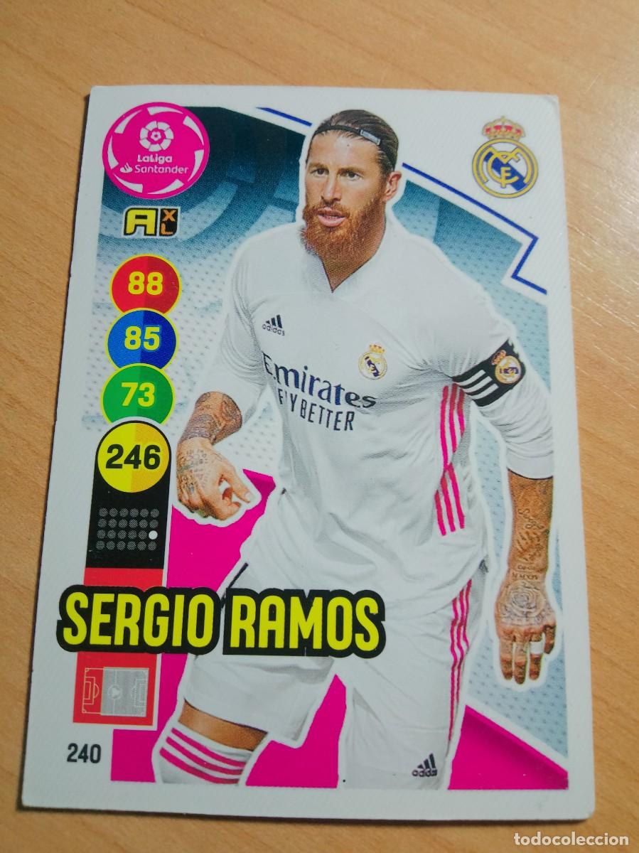 Figurine di Calcio: 240 SERGIO RAMOS DEL REAL MADRID 20 21 ADRENALYN 2020 2021 PANINI