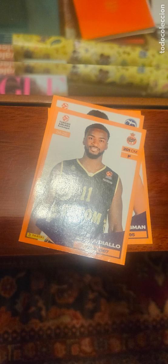 Cartes &agrave; collectionner de Football: 114 diallo Euroleague Euroliga 2024 2025 24 25