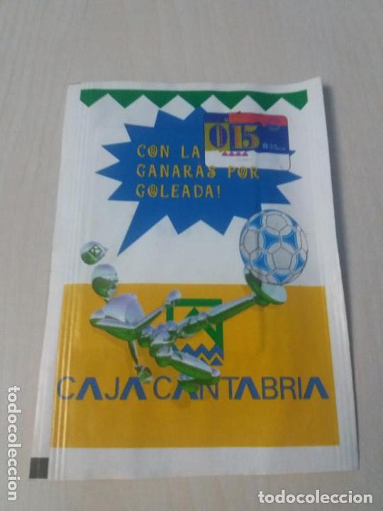 Cartes &agrave; collectionner de Football: SOBRE DE CROMOS SIN ABRIR DE LA COLECCION DEPORTISTAS DE CANTABRIA