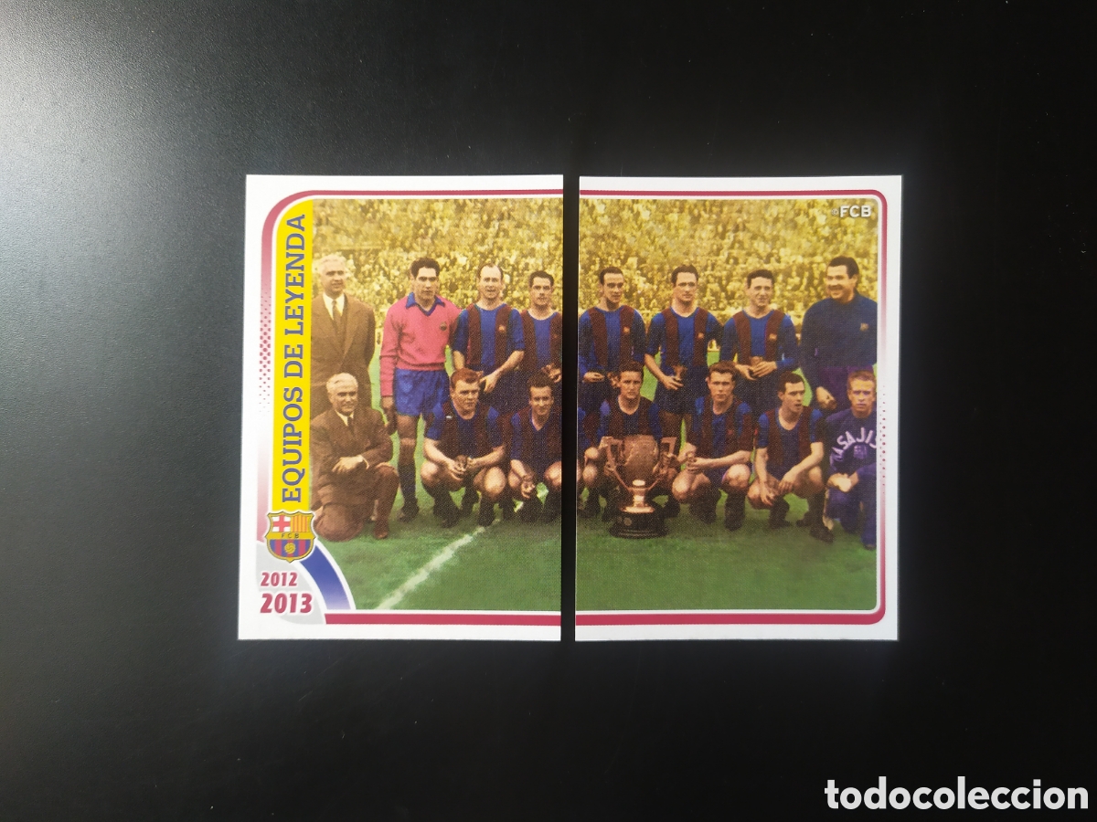 Cromos de Futebol: Coleccion oficial Barcelona 2012 2013 12 13 panini equipos leyenda n&ordm; 196 y 197