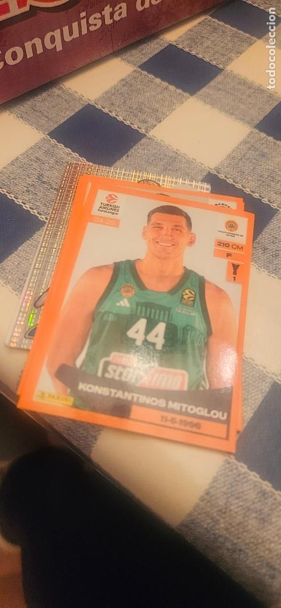 Figurine di Calcio: 279 mitoglu panathinaikos euroliga euroleague stickers 2024 2025 24 25