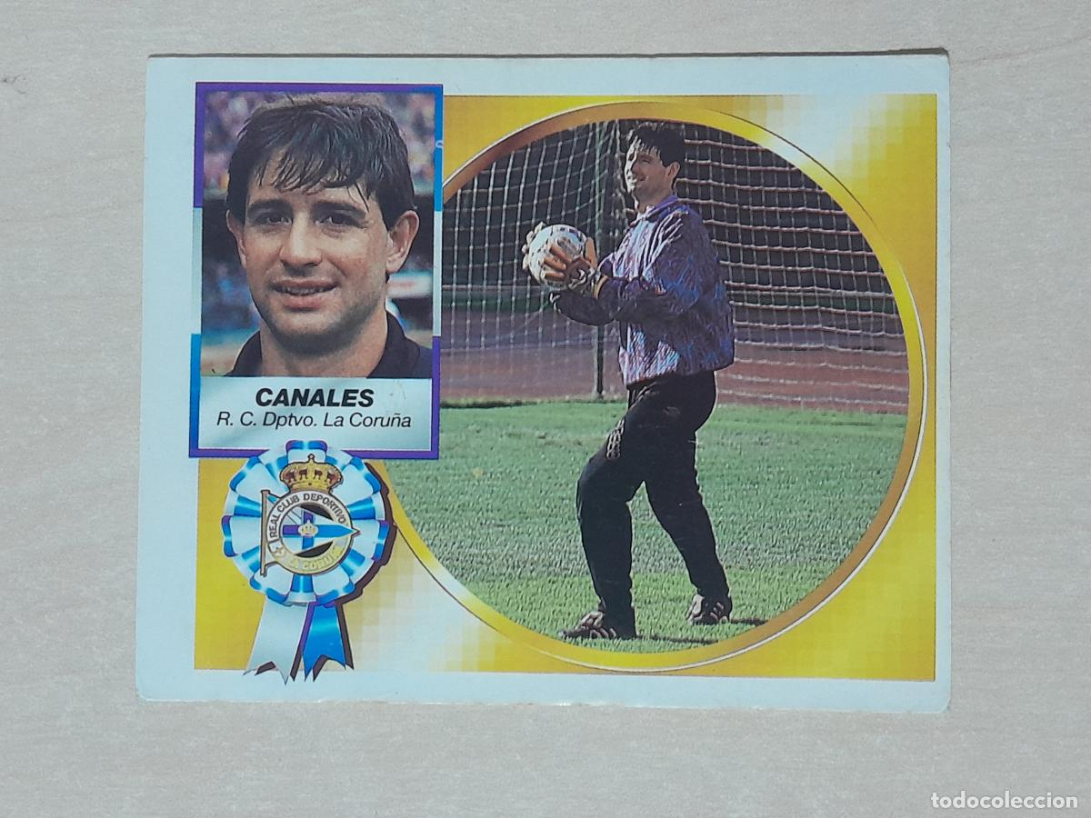 Cartes &agrave; collectionner de Football: CROMO CANALES - ESTE 1994 95 - 94 95 - CROMO SIN PEGAR - DEPORTIVO DE LA CORU&Ntilde;A