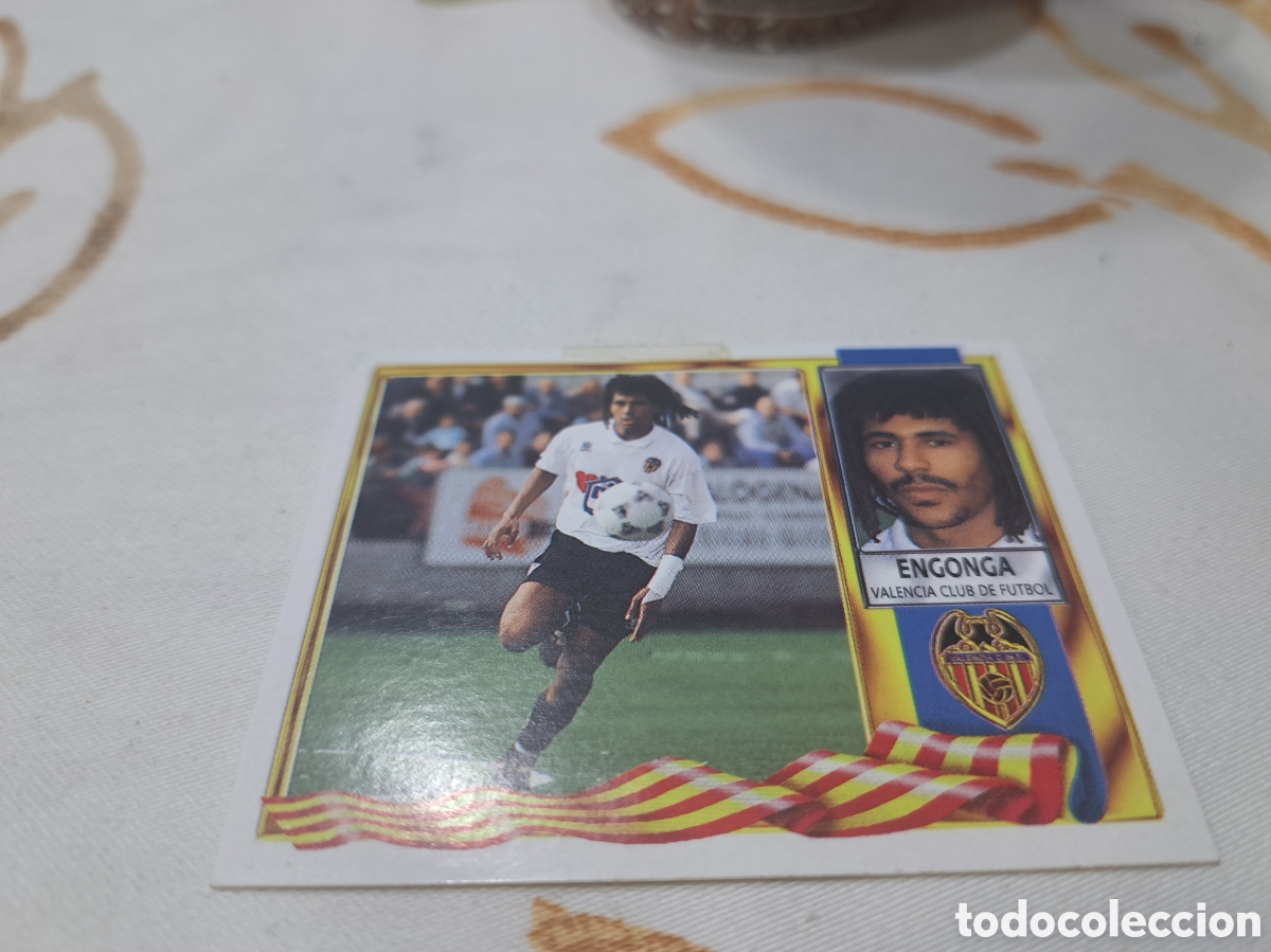 Cromos de f&uacute;tbol: Engonga Valencia 1995.96 - Foto 1