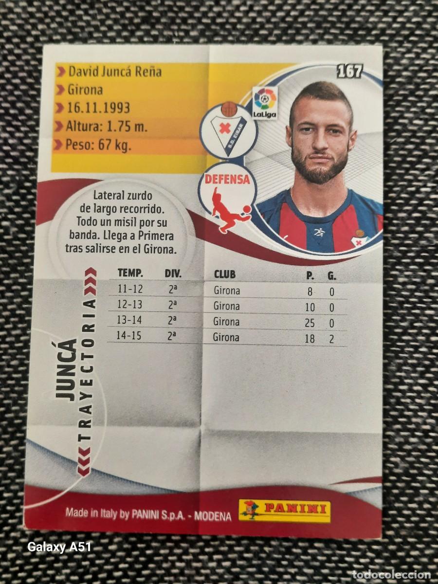 Cromos de f&uacute;tbol: 167 junca eibar megacracks 2015/16 - Foto 2