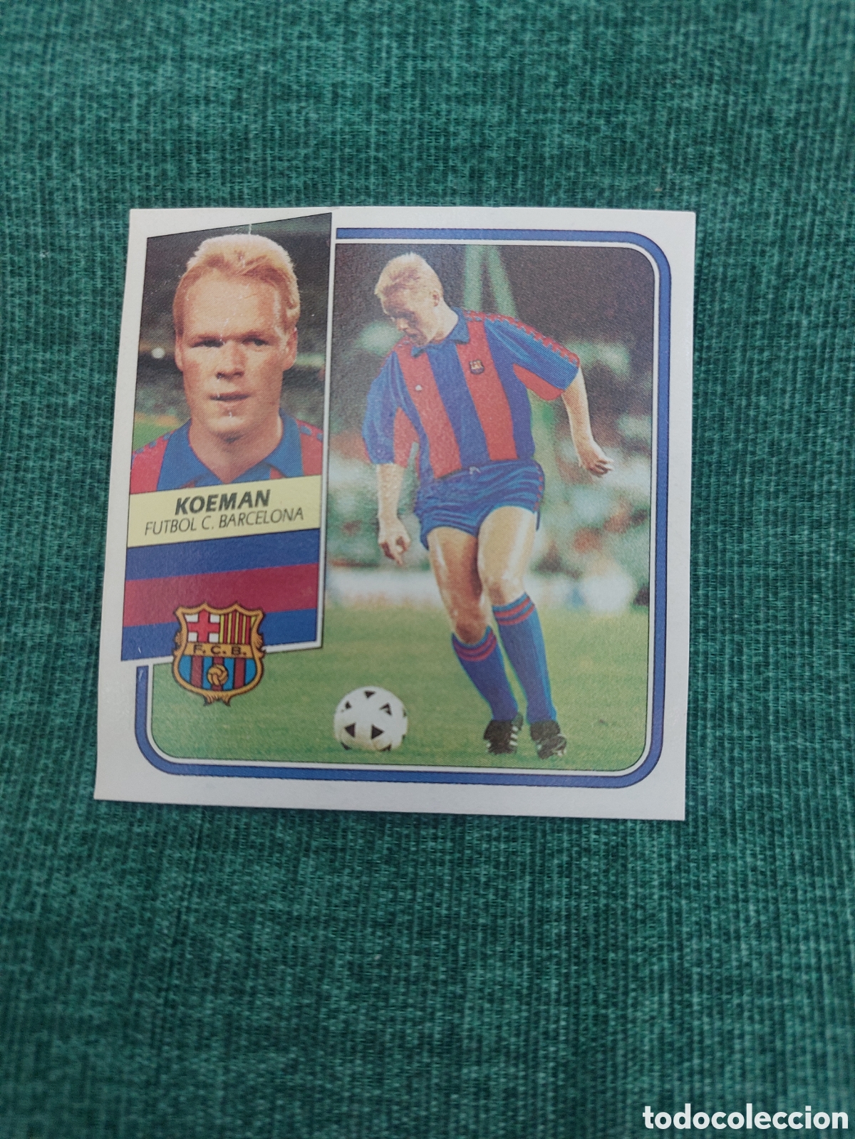Cromos de f&uacute;tbol: Koeman barcelona 89/90 - Foto 1