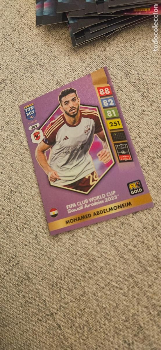 Football Stickers: 382 abdelmoneir fifa 365 adrenalyn 24 25 2025 2024