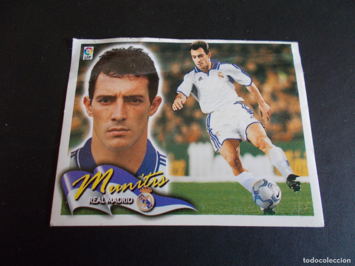 Cromos de f&uacute;tbol: MUNITIS REAL MADRID ESTE 00-01 COLOCA Y DOBLE VERSION VENTANILLA - Foto 1