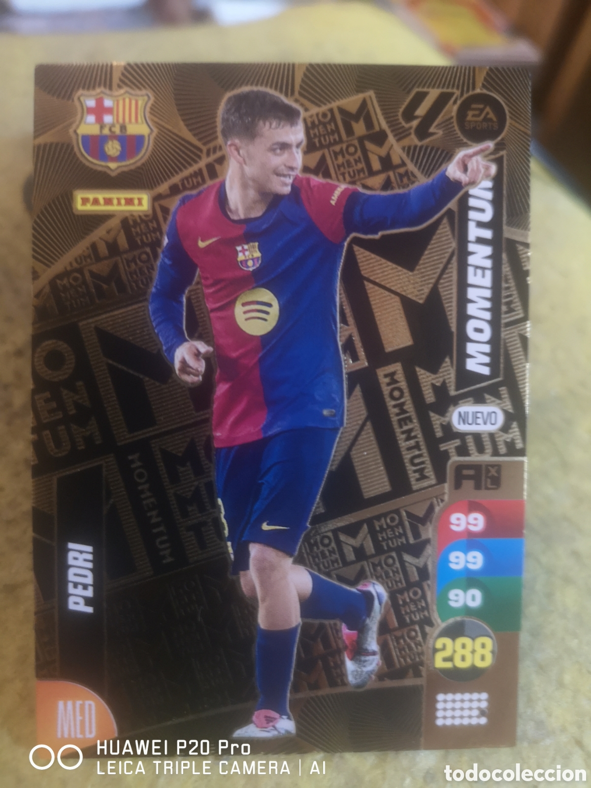 Cromos de F&uacute;tbol: ADRENALYN 2024 2025 / 24 25 - NUEVO MOMENTUM PEDRI - BARCELONA