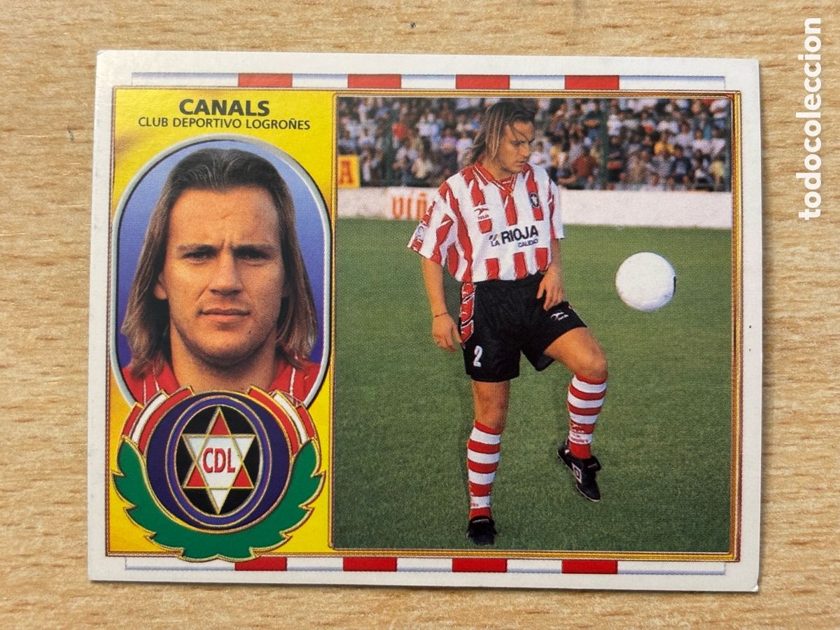 Cromos de f&uacute;tbol: Canals Coloca CD Logro&ntilde;&eacute;s Ediciones Este 96/97 sin pegar - Foto 1