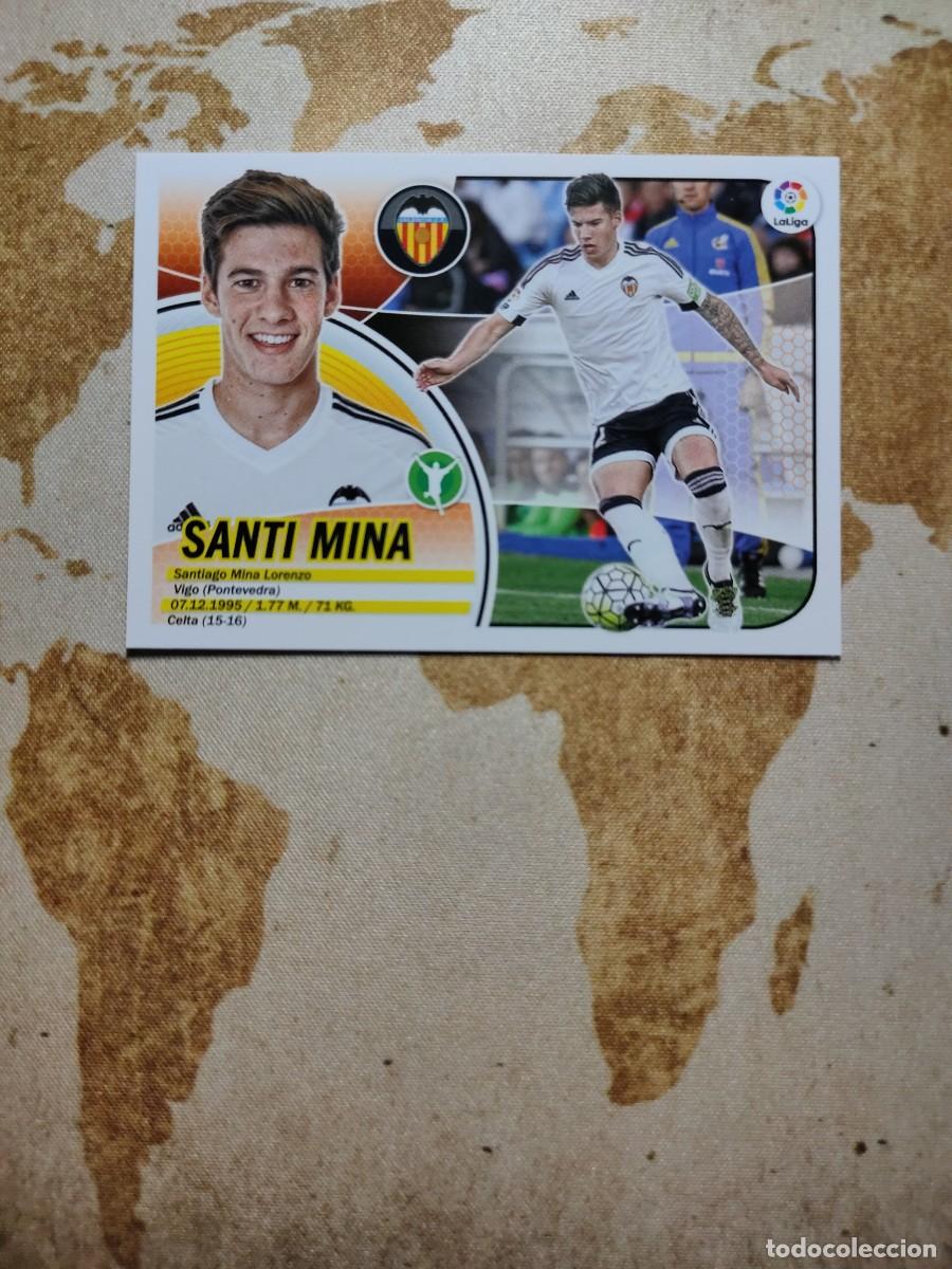 Cromos de Futebol: Liga Este Valencia 13 SANTI MINA 2016-17 16 17