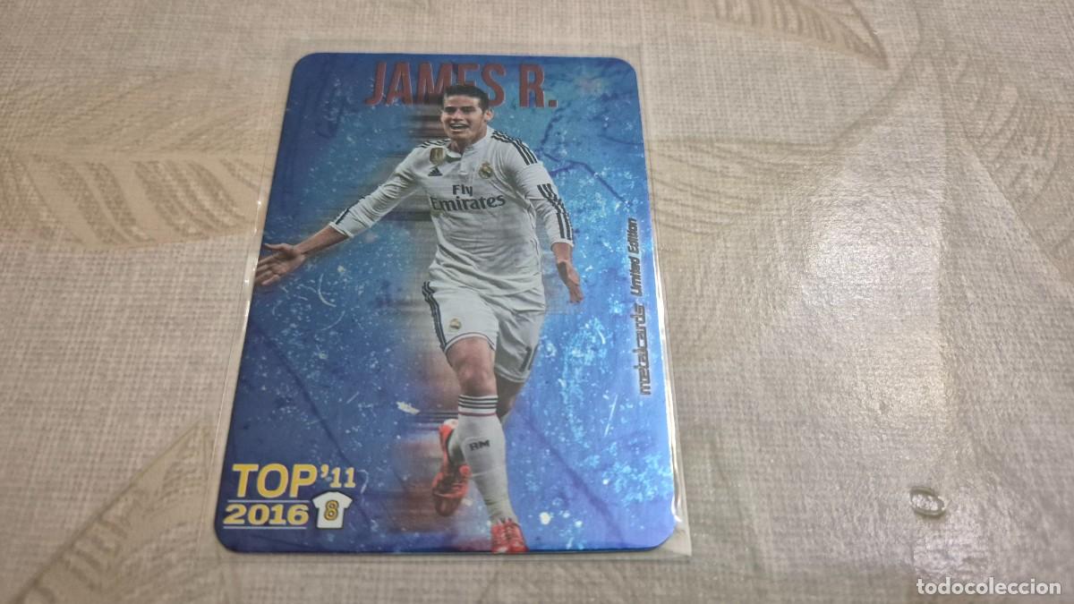 Cartes &agrave; collectionner de Football: LOTE MUNDICROMO LAS FICHAS DE LA LIGA 2015 2016 TOP 11 2016 JAMES R. LIMITED EDITION BRILLO LISO