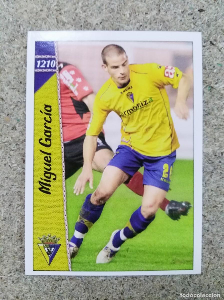 Cromos de Futebol: Cromo Futbol.Fichas Liga 2007.Num 1210 Miguel Garcia.Cadiz.Mundicromo