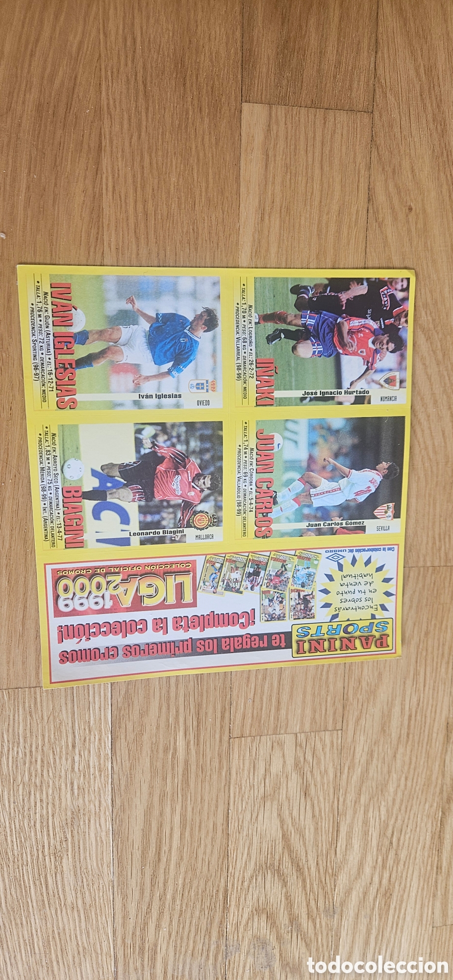 Football Stickers: Lamina promoci&oacute;nal panini 99 00 14/15