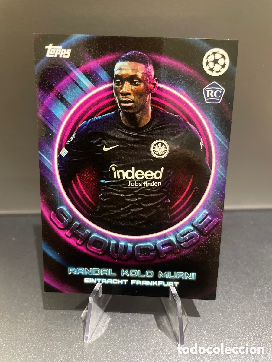 Football Stickers: Kolo Muani Rookie Showcase Showtime Topps UCL 2023-24 Eintracht Frankfurt
