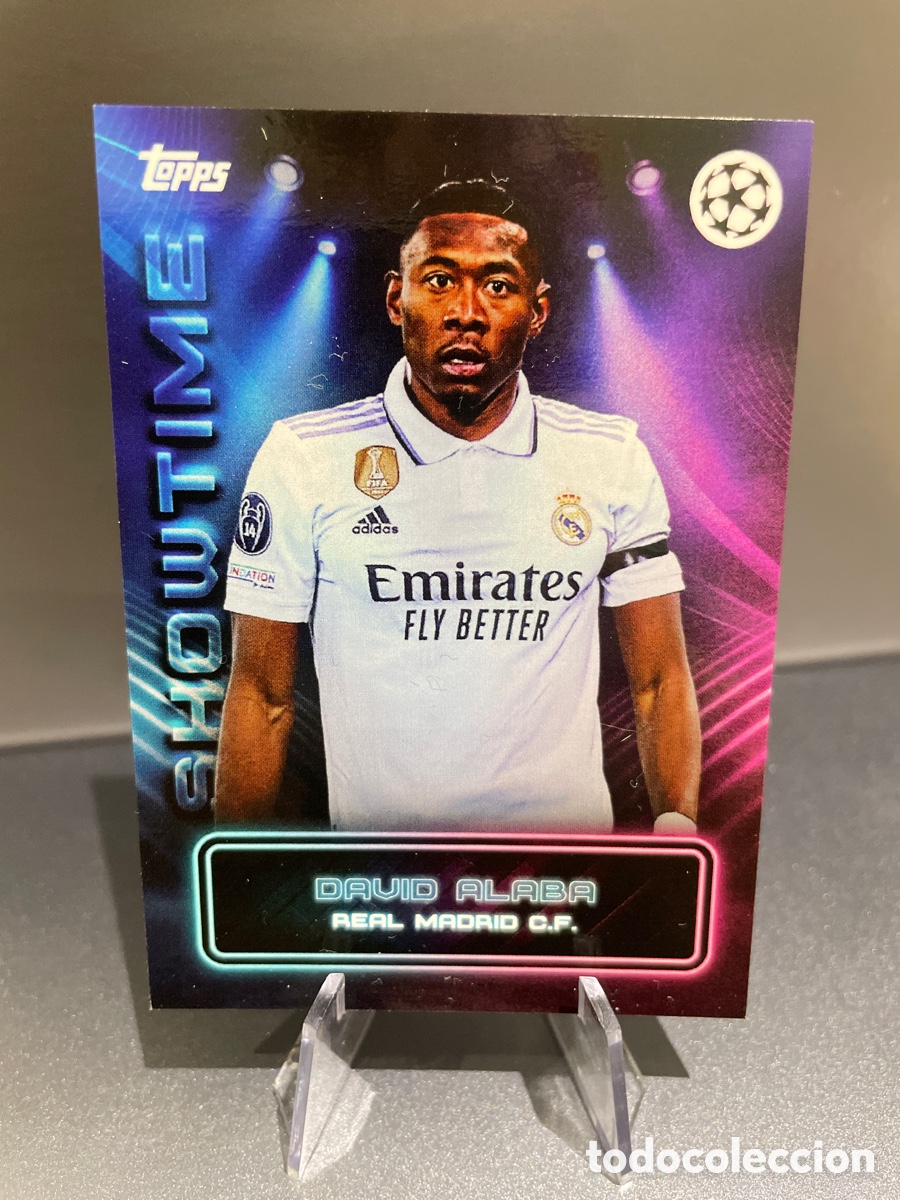 Cartes &agrave; collectionner de Football: Alaba Showtime Topps UCL 2023-24 Real Madrid