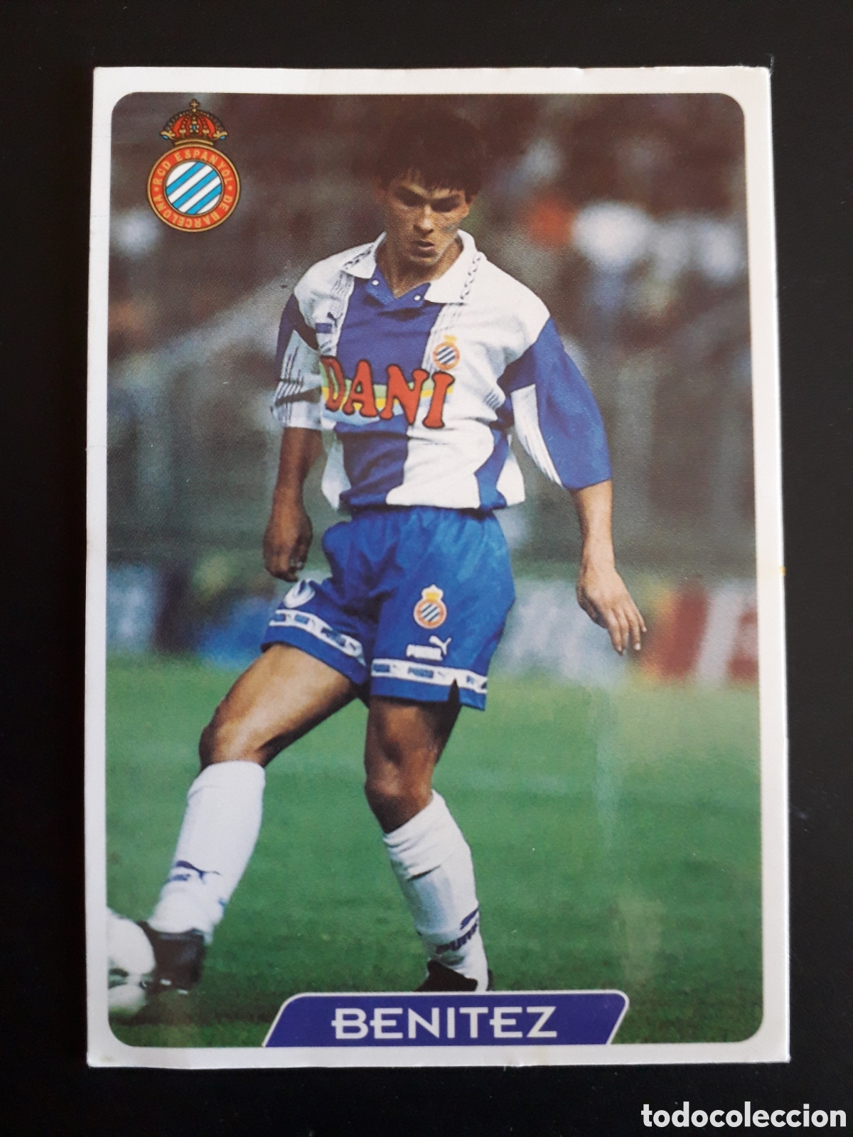 Football Stickers: BEN&Iacute;TEZ RCD ESPA&Ntilde;OL N&deg; 108 ULTIMA HORA FICHAS LIGA 1995 1996 95 96 MUNDICROMO MC PEDIDO M&Iacute;NIMO 3&euro;