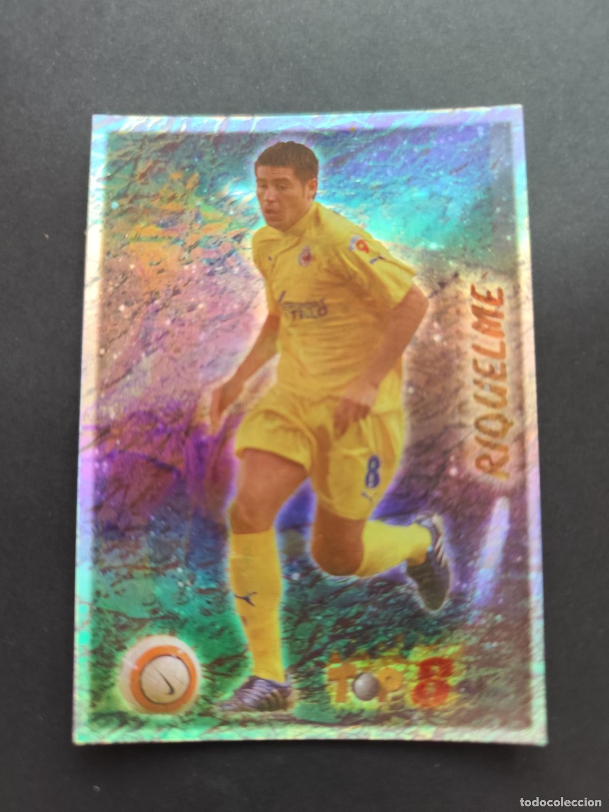 Football Stickers: 663 RIQUELME TOP 8 VILLARREAL MUNDICROMO 2006 2007 06 07 PEDIDO M&Iacute;NIMO 2&euro;