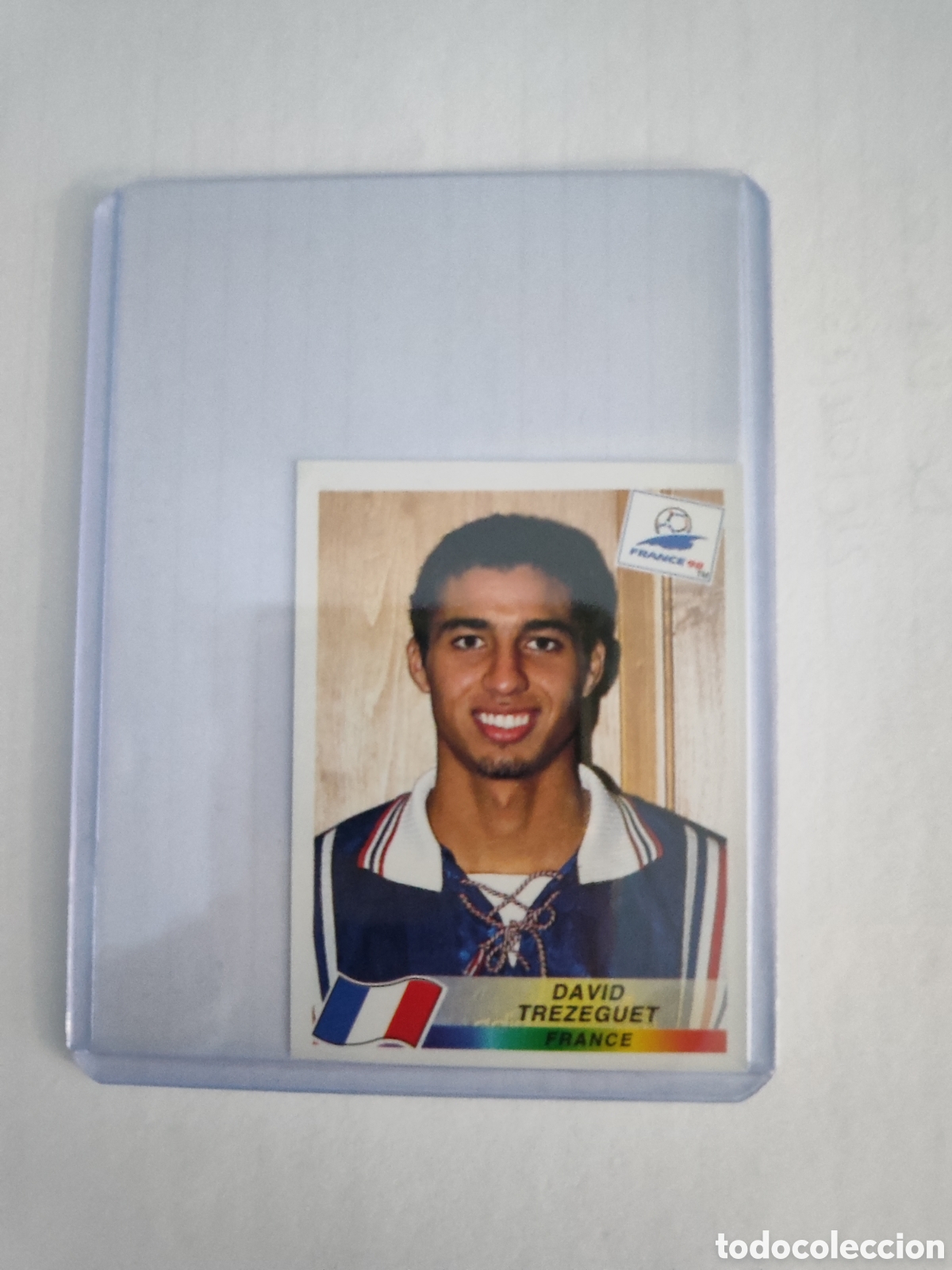 Cromos de Futebol: CROMO ROOKIE N&Uacute;MERO 171 TREZEGUET FRANCIA. MUNDIAL 1998. PANINI.